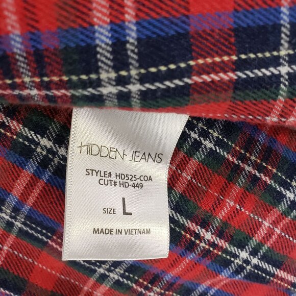 Hidden Jeans Cropped Black Faux Leather Moto Jacket Womens L - Picture 11 of 13